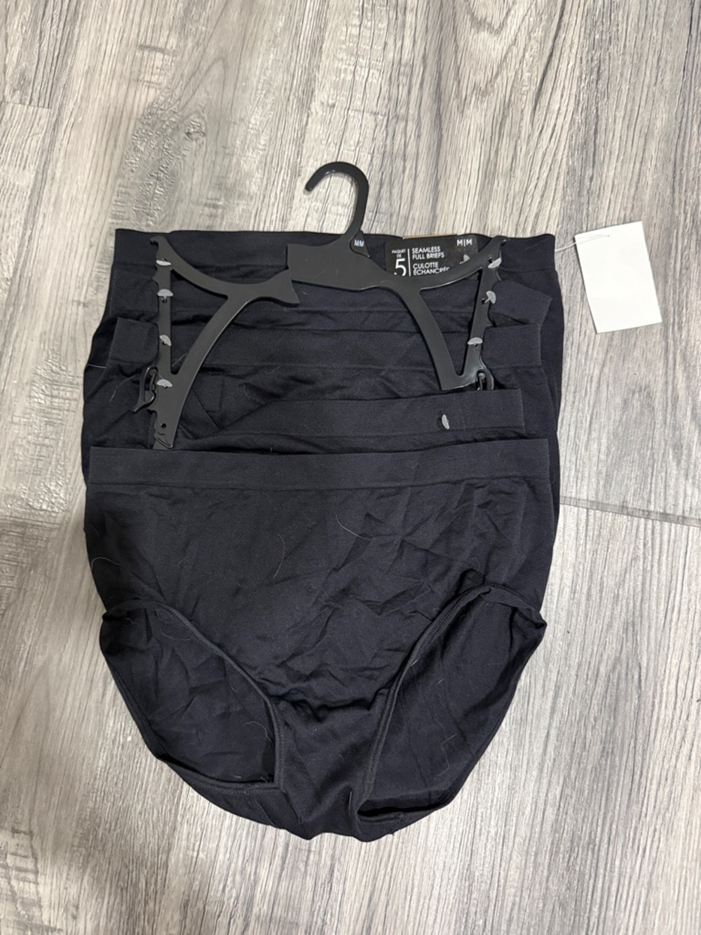 Seamless High-Waist Shaping Panties - Black